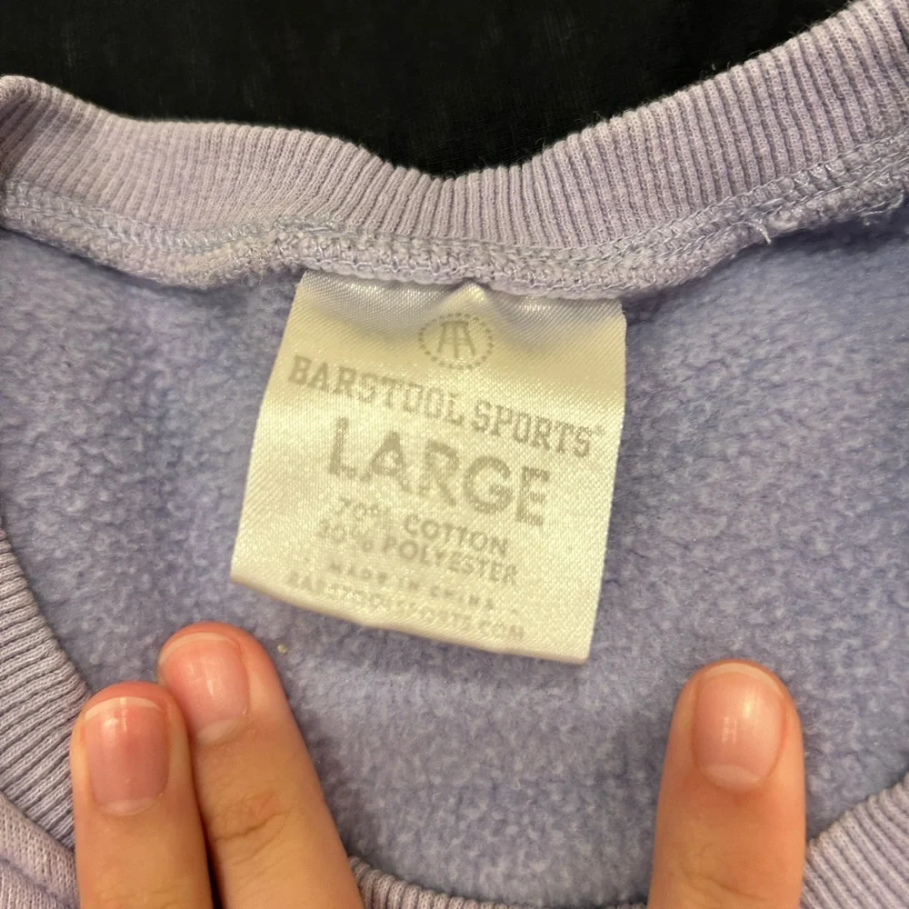 I Am Unwell Light Purple Crewneck Sweatshirt - Picture 2 of 2